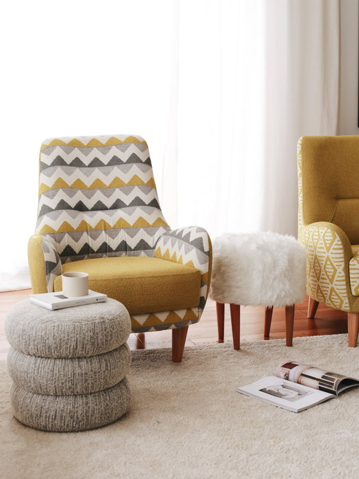 Atelier Del Sofa Zikzak - Yellow